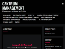 Tablet Screenshot of centrummanagement.org